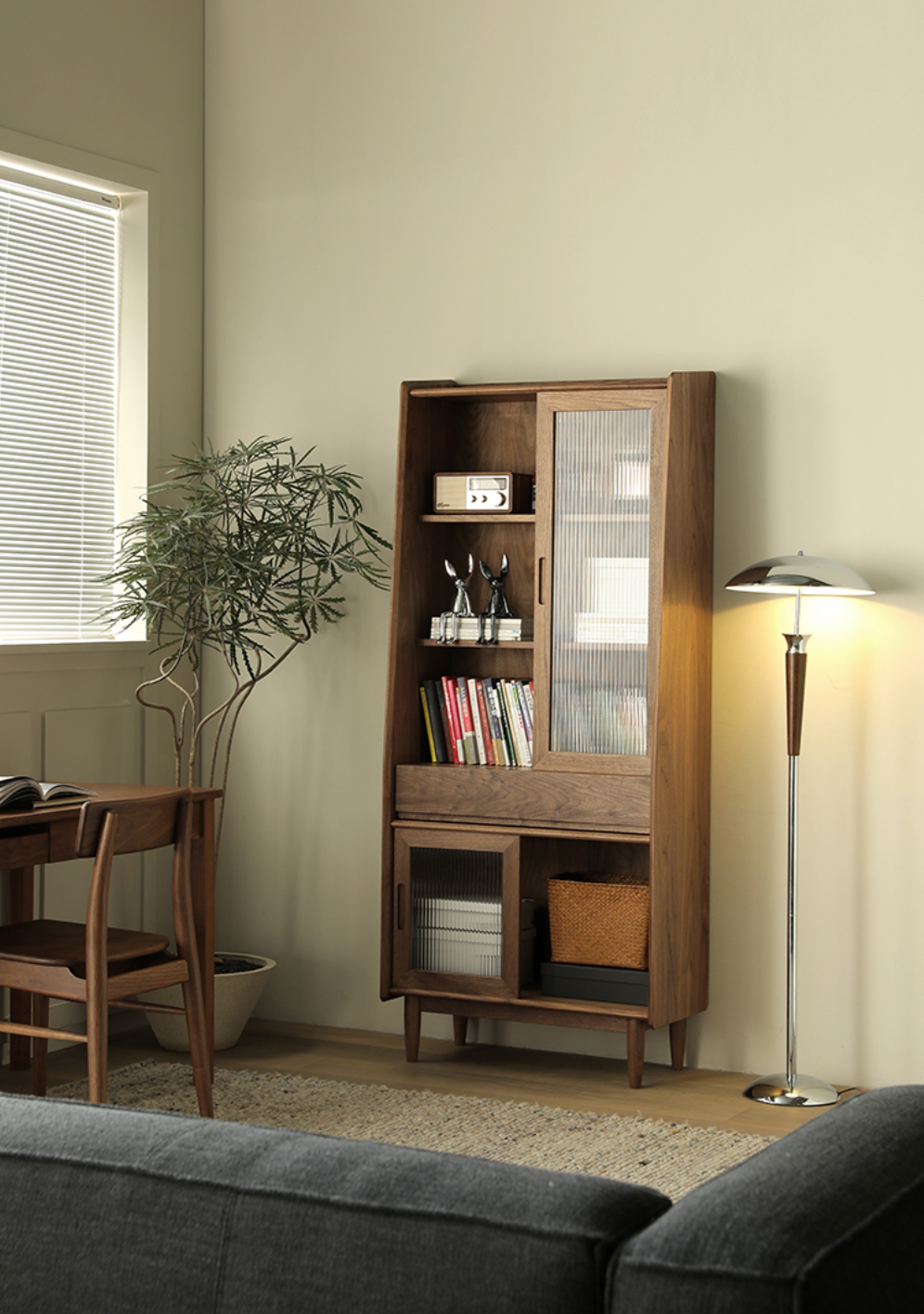 SIMPLY Book Cabinet 02 solid wood bookcase