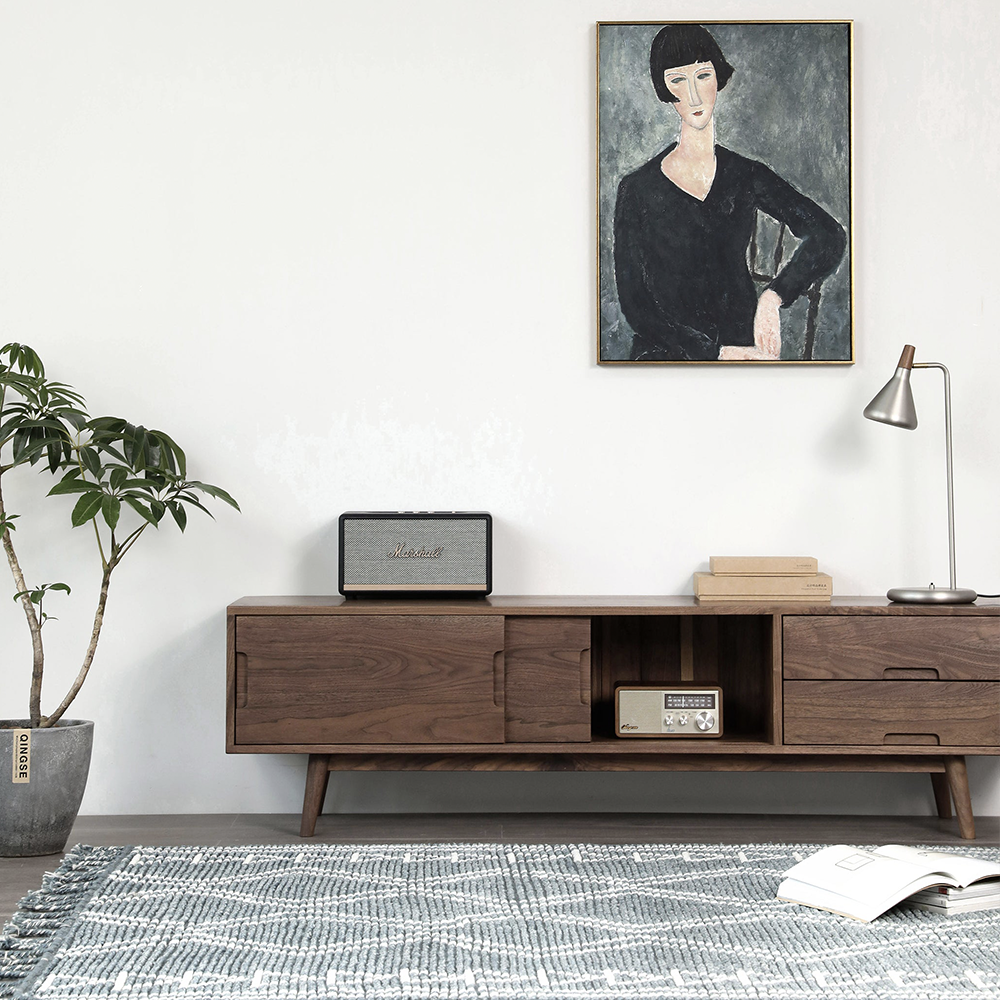 SIMPLY Sliding-Door TV Board 實木趟門電視櫃