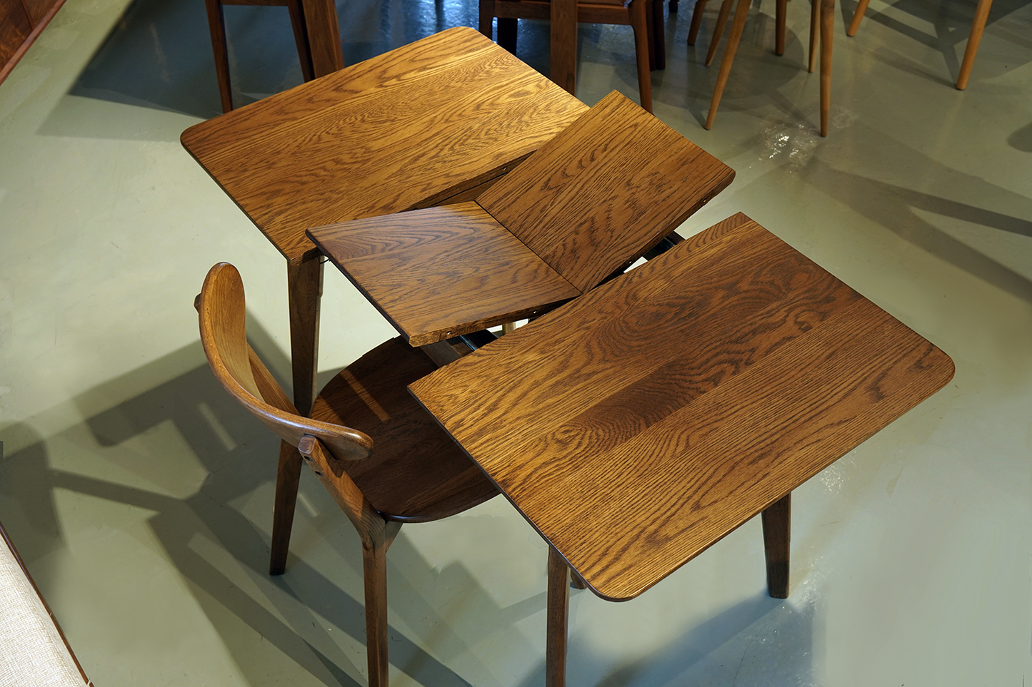 LUMINOUS Extendable Dining Table 02 實木橡木開合枱