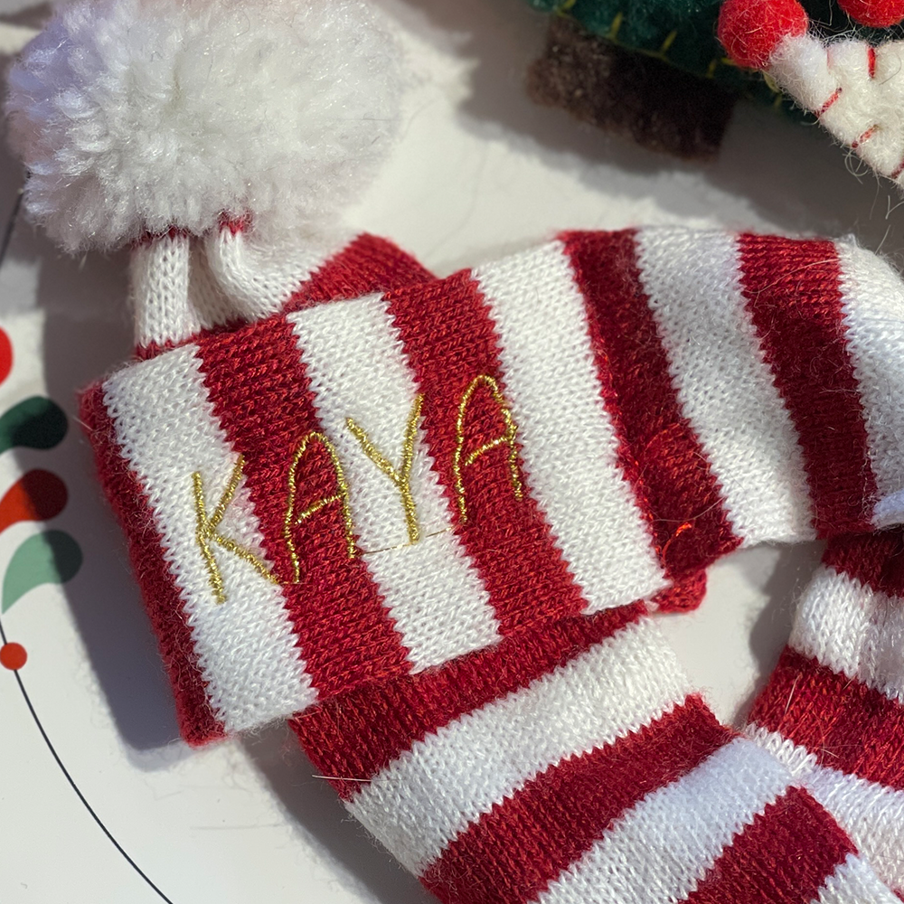 〈 Trinity Knot Groceries〉 THE LITTLE ONE's exclusive pet neck scarf (can be embroidered)