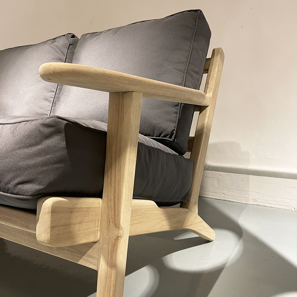 【已售罄】ULO Teak 2-Seater Sofa 印尼柚木雙座梳化(陳列品出售)