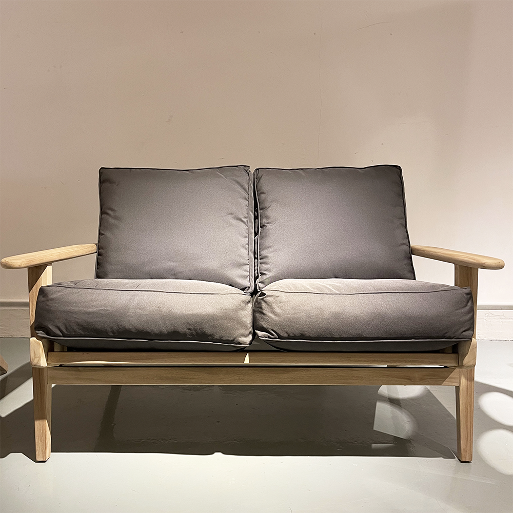 【已售罄】ULO Teak 2-Seater Sofa 印尼柚木雙座梳化(陳列品出售)