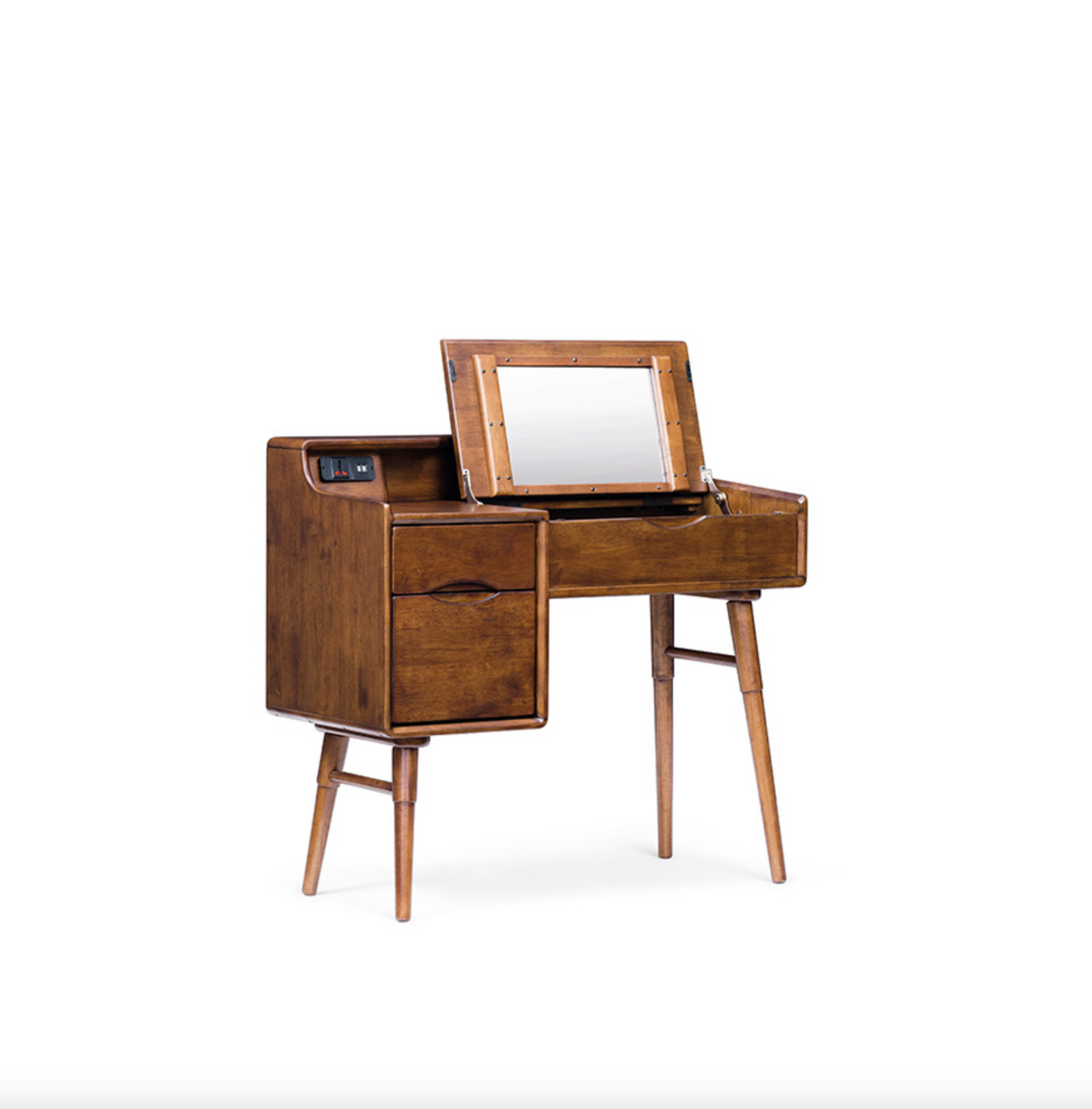 VARIETY 100 Vanity Desk 02 (with socket) 實木梳妝枱