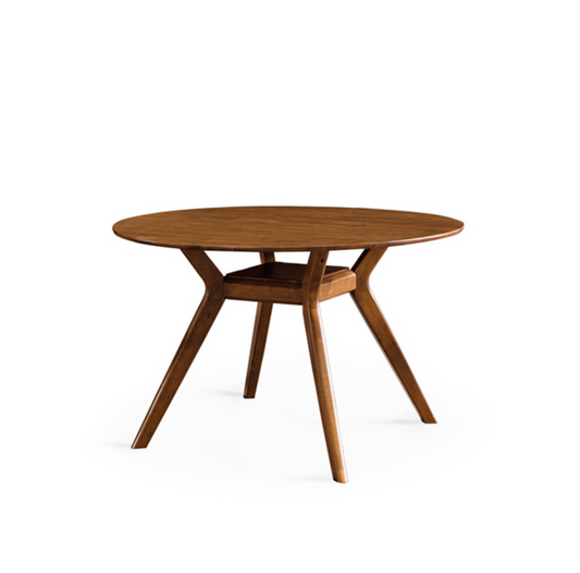 VARIETY 120 2 Level Round Table solid wood double layer round table