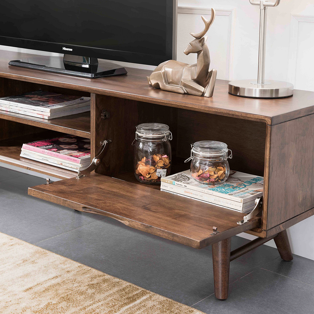 VARIETY 2-Drawer with Lift-up Door TV Board 實木電視櫃