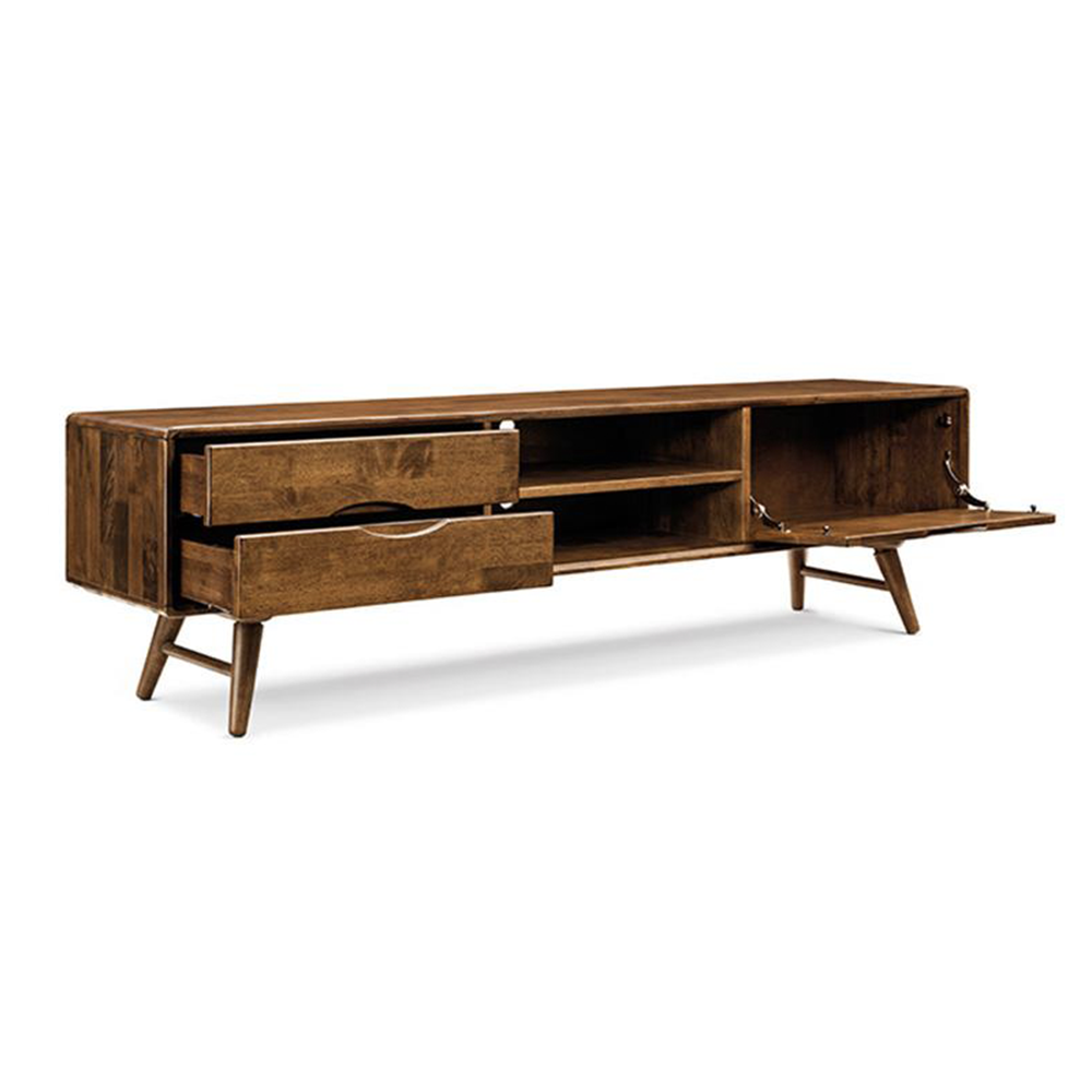 VARIETY 2-Drawer with Lift-up Door TV Board 實木電視櫃
