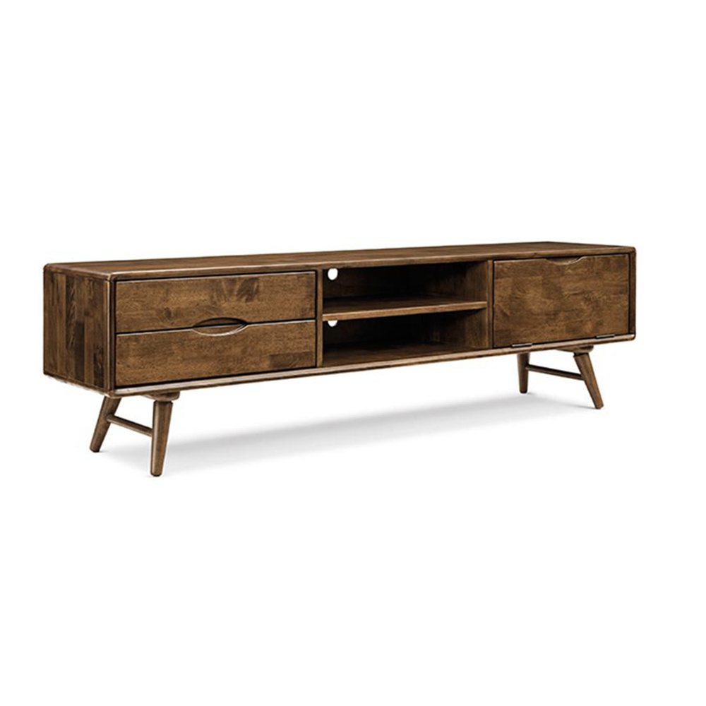 VARIETY 2-Drawer with Lift-up Door TV Board 實木電視櫃