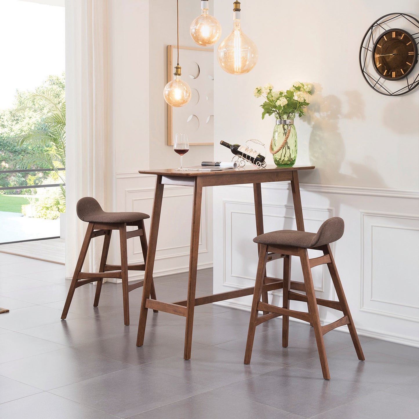 VARIETY Barstool with Cushion 實木座墊吧凳