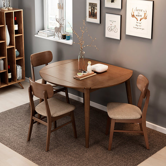 VARIETY Extendable Round Table 01 solid wood openable round table