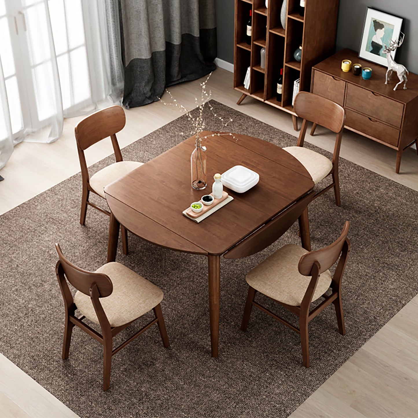 VARIETY Extendable Round Table 01 實木開合圓桌