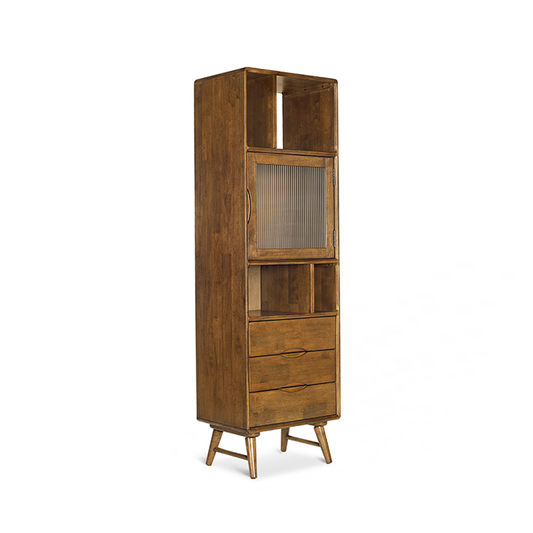 VARIETY Glass Board 06 solid wood glass storage cabinet