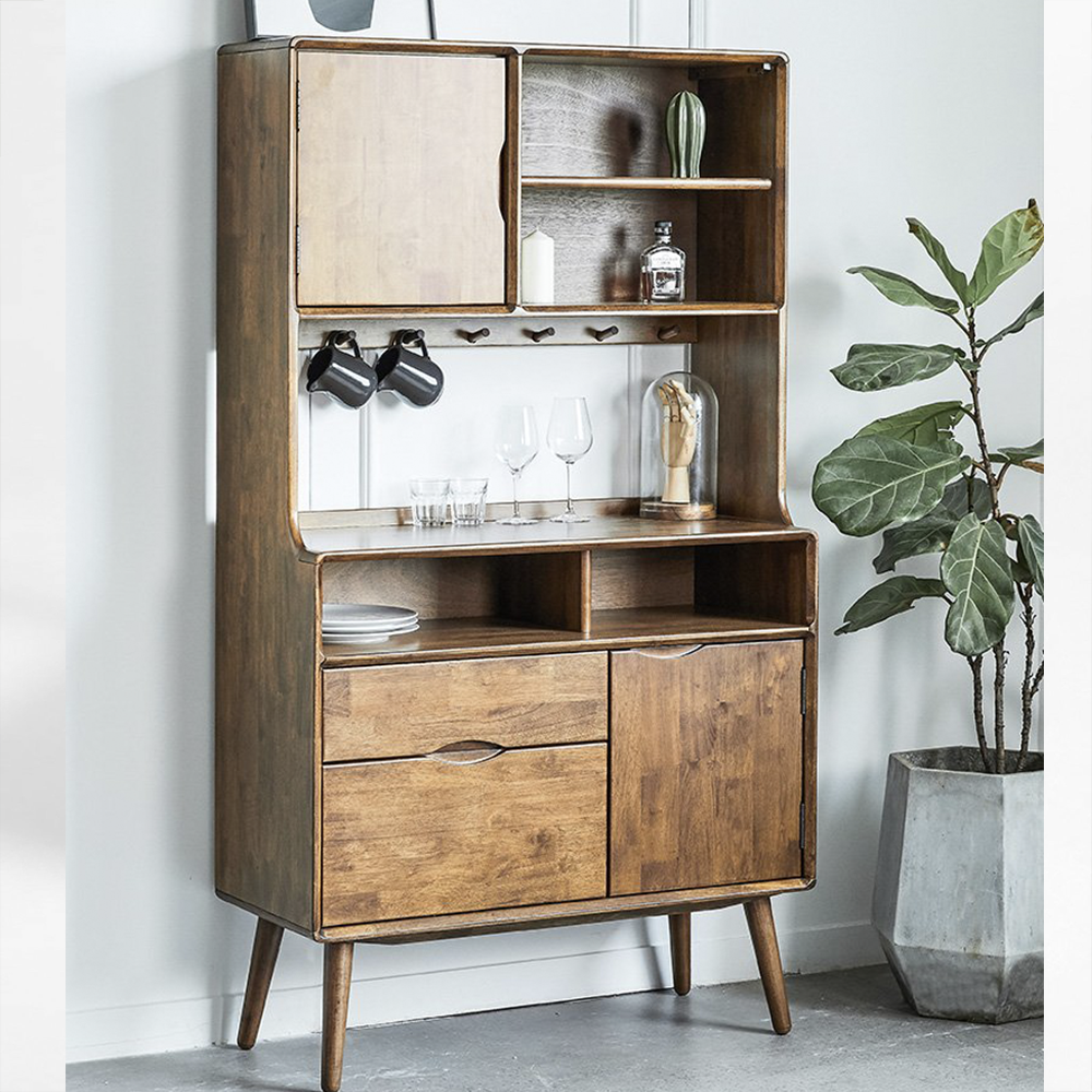 VARIETY High Sideboard - 2-Door / 2 Drawers with shelf 實木高餐邊櫃