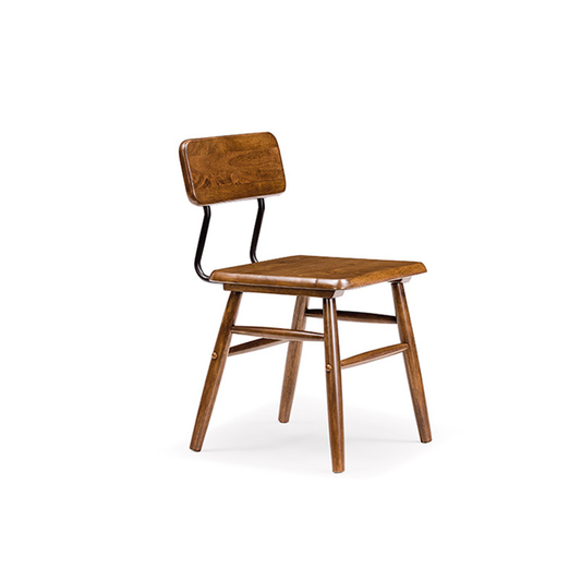 VARIETY Iron Dining Chair (a pair) solid wood dining chair