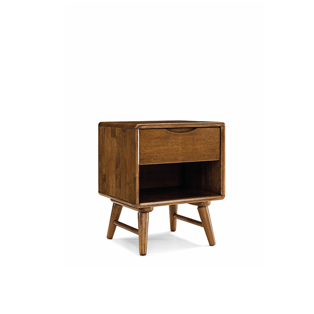 VARIETY Side Table with 1-Drawer 02 實木床頭櫃