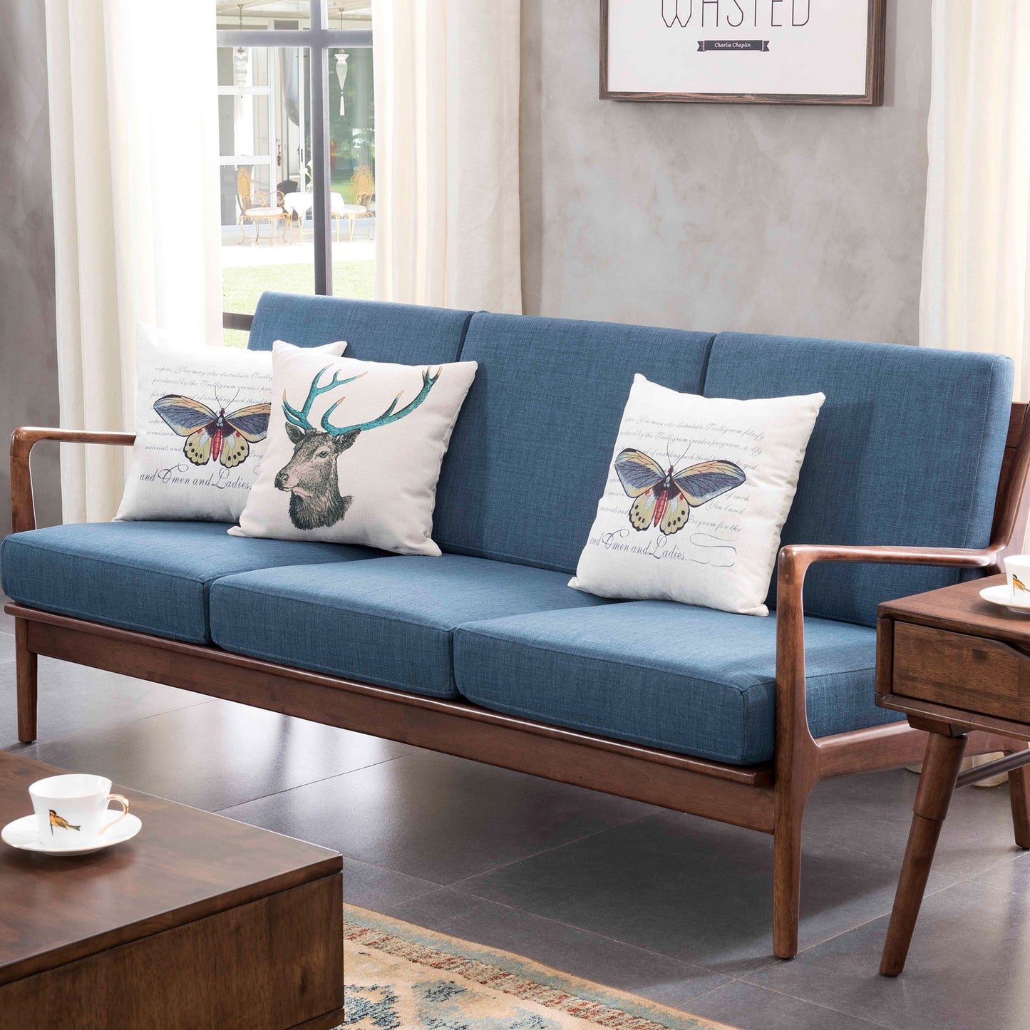 VARIETY Sofa 01 實木梳化 (單座/2座/3座/4座) - 胡桃木色