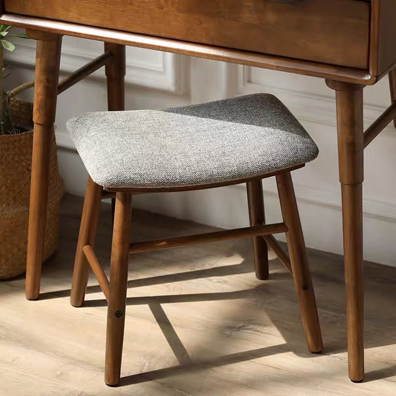 VARIETY Stool with Cushion 02 solid wood seat stool