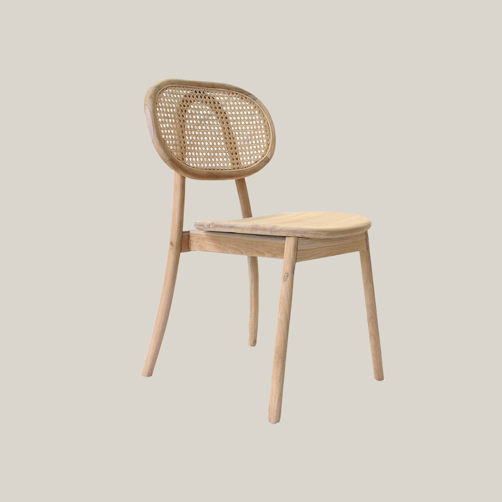 VINE Teak Dining Chair 印尼柚木藤織餐椅