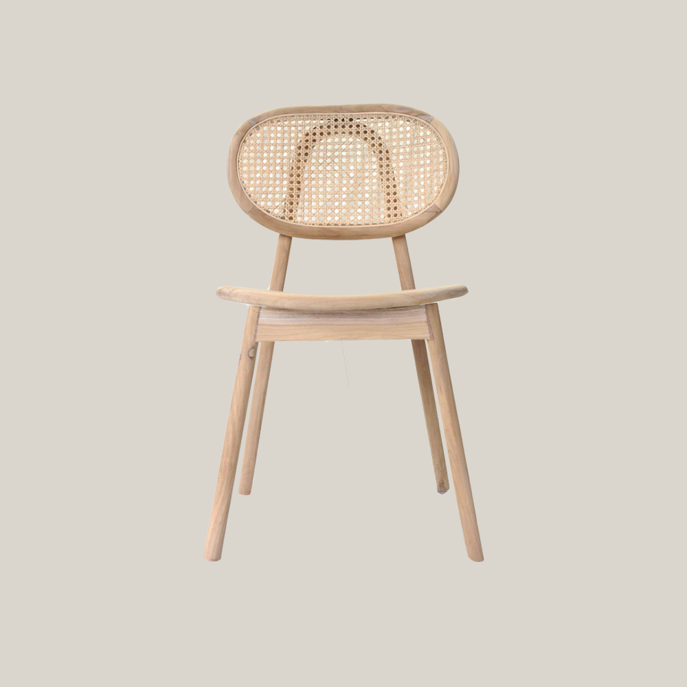 VINE Teak Dining Chair 印尼柚木藤織餐椅