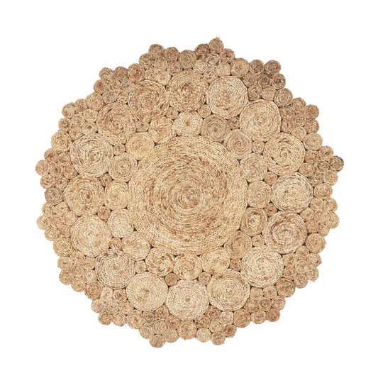Natural Jute Hand-braided Rug 01 Natural Jute Hand-braided Rug 01
