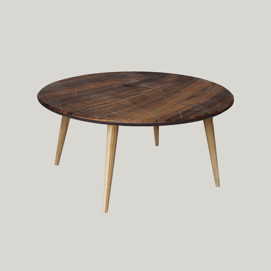 【已售罄】COCOA Large Side Table 印尼雨木雕刻茶几(陳列品出售)