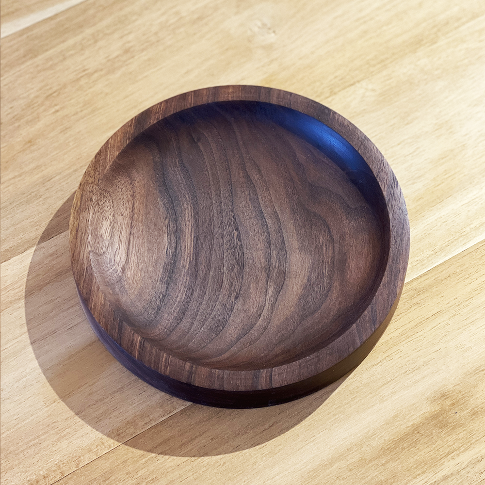 十八|Black Walnut 黑胡桃木實木碟
