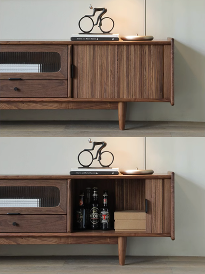 SIMPLY Tambour Door TV Board 實木捲簾電視櫃