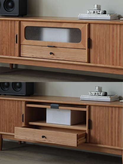 SIMPLY Tambour Door TV Board 實木捲簾電視櫃
