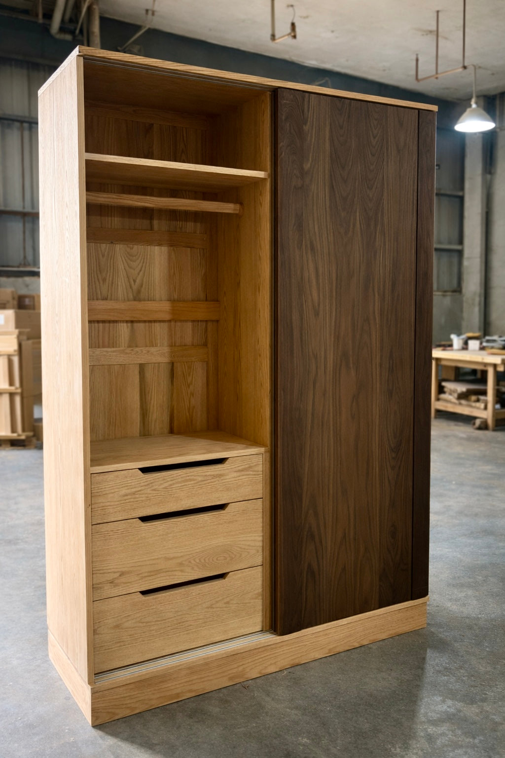 ［訂造案例］實木衣櫃06