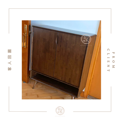 VARIETY 100 Square Shoe Cabinet solid wood shoe cabinet 