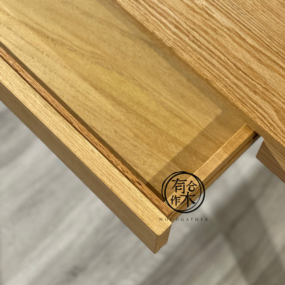 DELIGHT Dining Table with Drawers 實木櫃桶餐枱