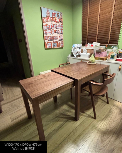 DELIGHT Extendable Table 02 實木側開合餐枱 (可訂造)