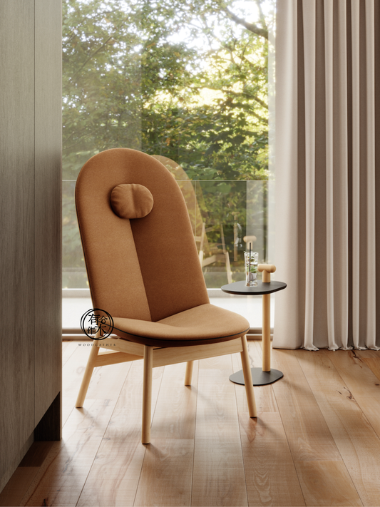 HEYA Crown Lounge Chair 實木休閑椅