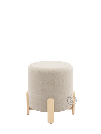 HEYA Pouffe 實木軟墊矮櫈