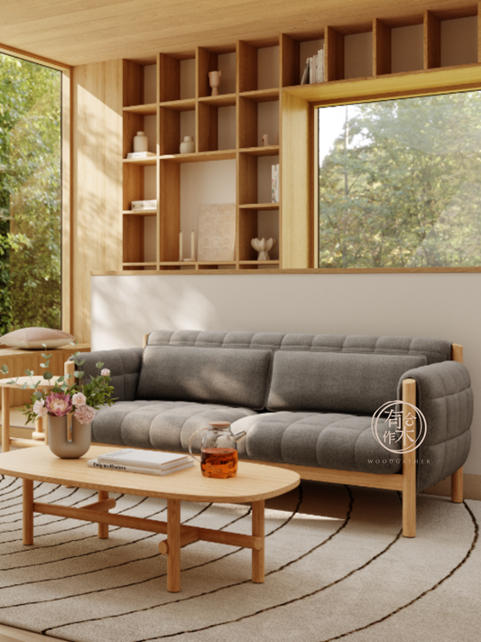 HEYA Sofa 01 實木雙座梳化