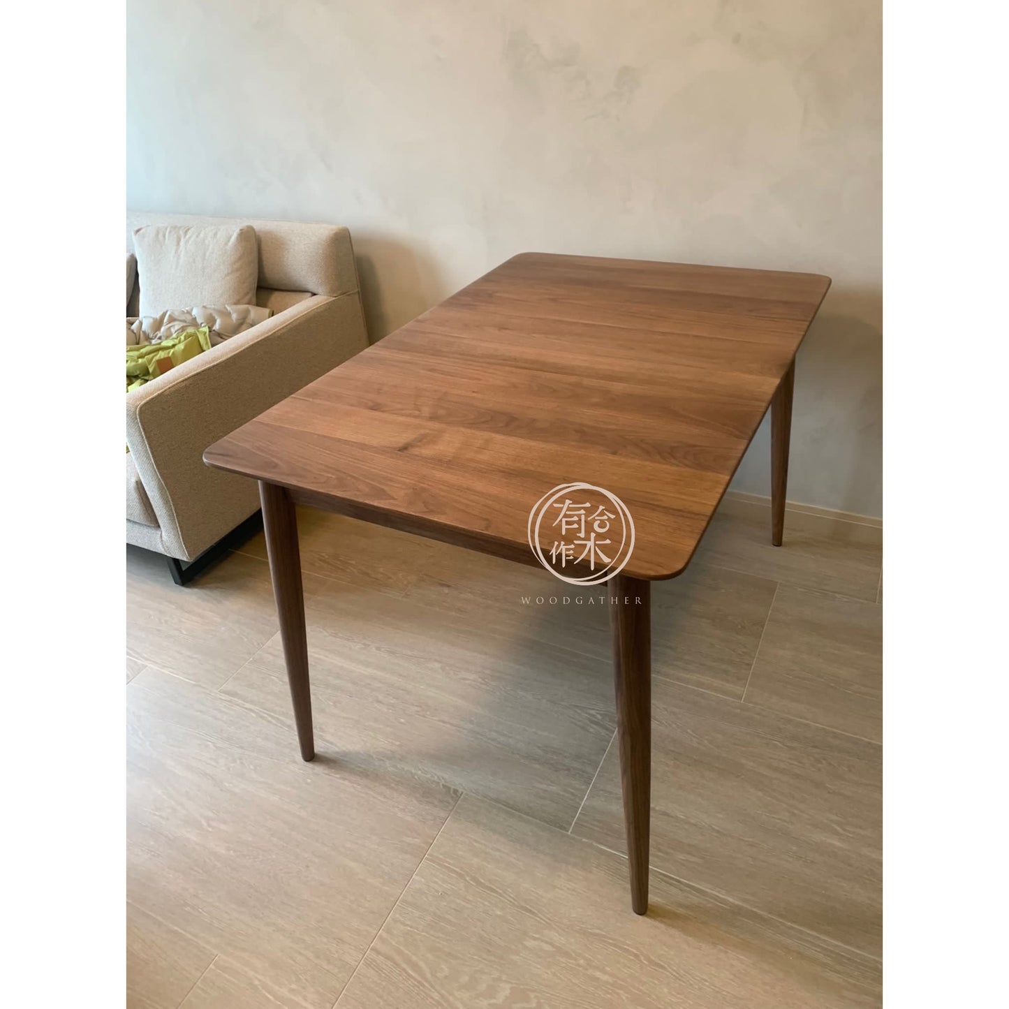 DELIGHT Extendable Table Solid wood opening and closing dining table (fixed dining table can be customized)