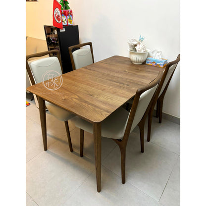 DELIGHT Extendable Table Solid wood opening and closing dining table (fixed dining table can be customized)