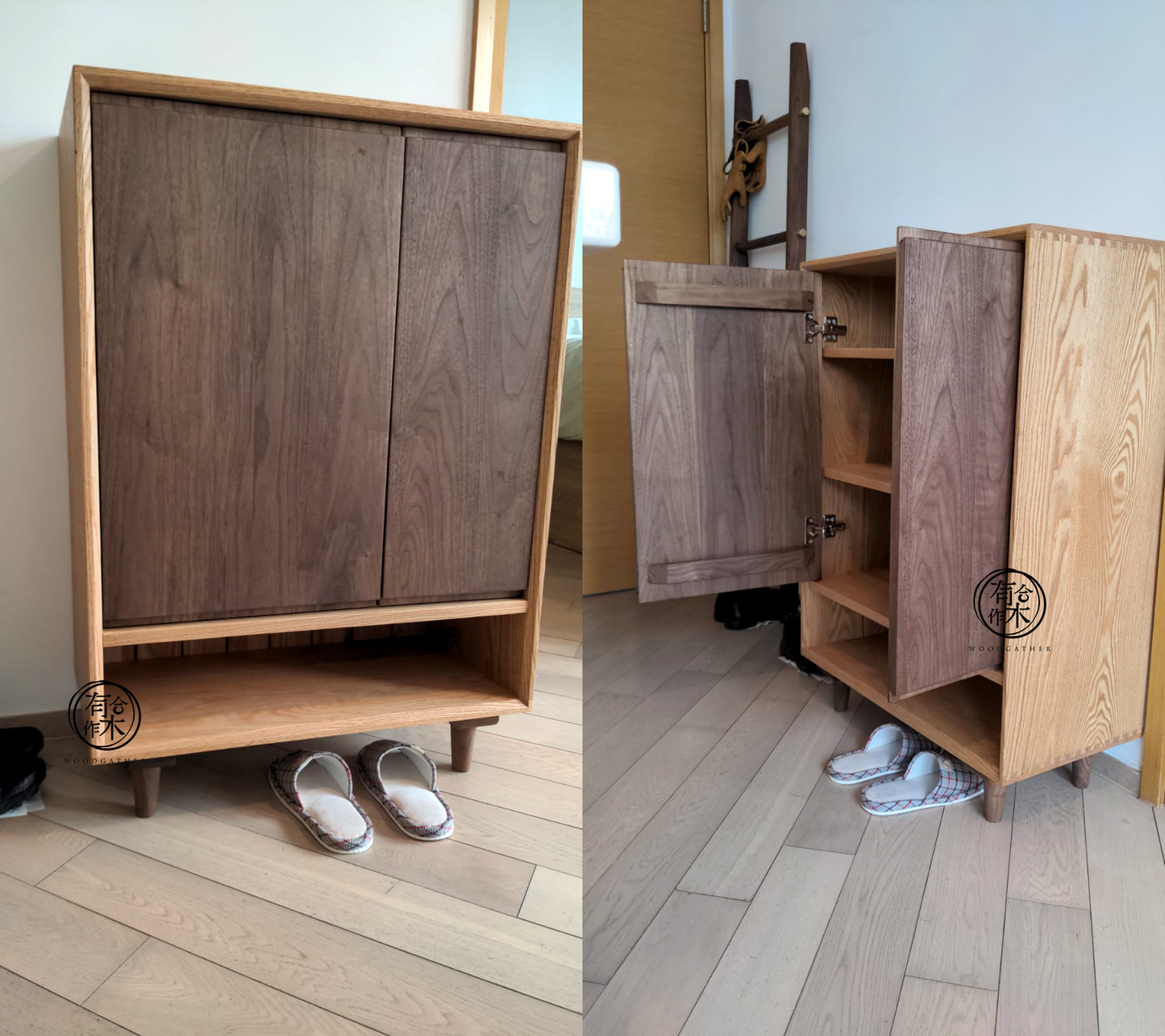 SIMPLY Square Shoe Cabinet 實木鞋櫃