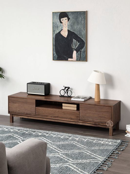 SIMPLY 3-Drawer TV Board solid wood TV cabinet 