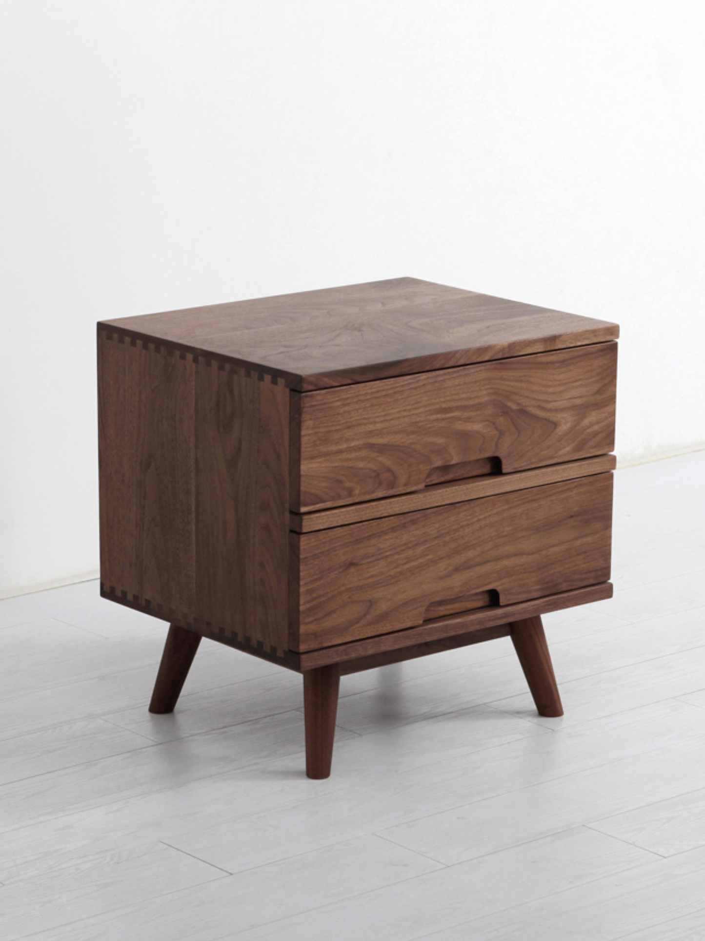 SIMPLY 2-Drawer Bedside Cabinet solid wood bedside table