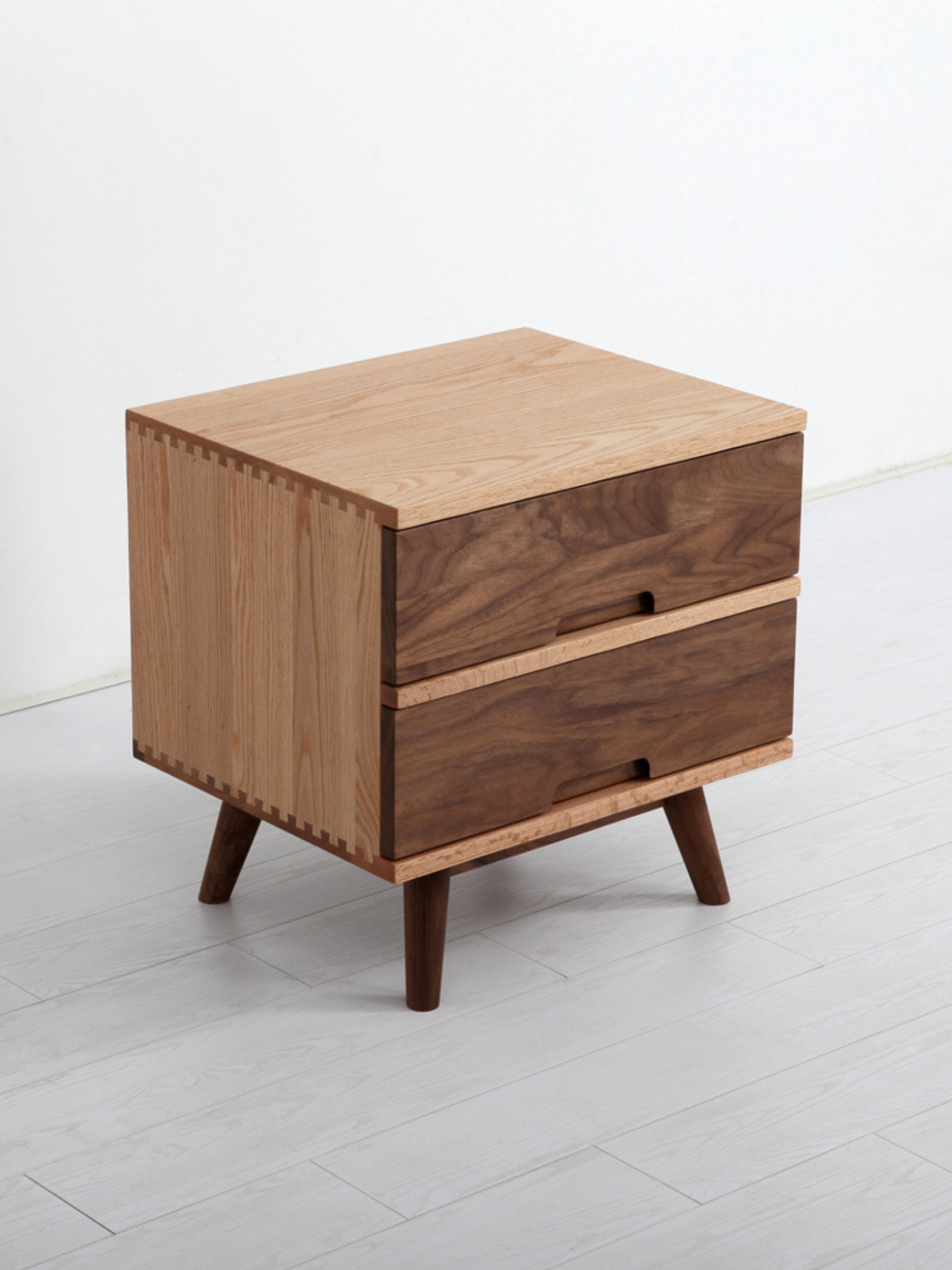 SIMPLY 2-Drawer Bedside Cabinet solid wood bedside table