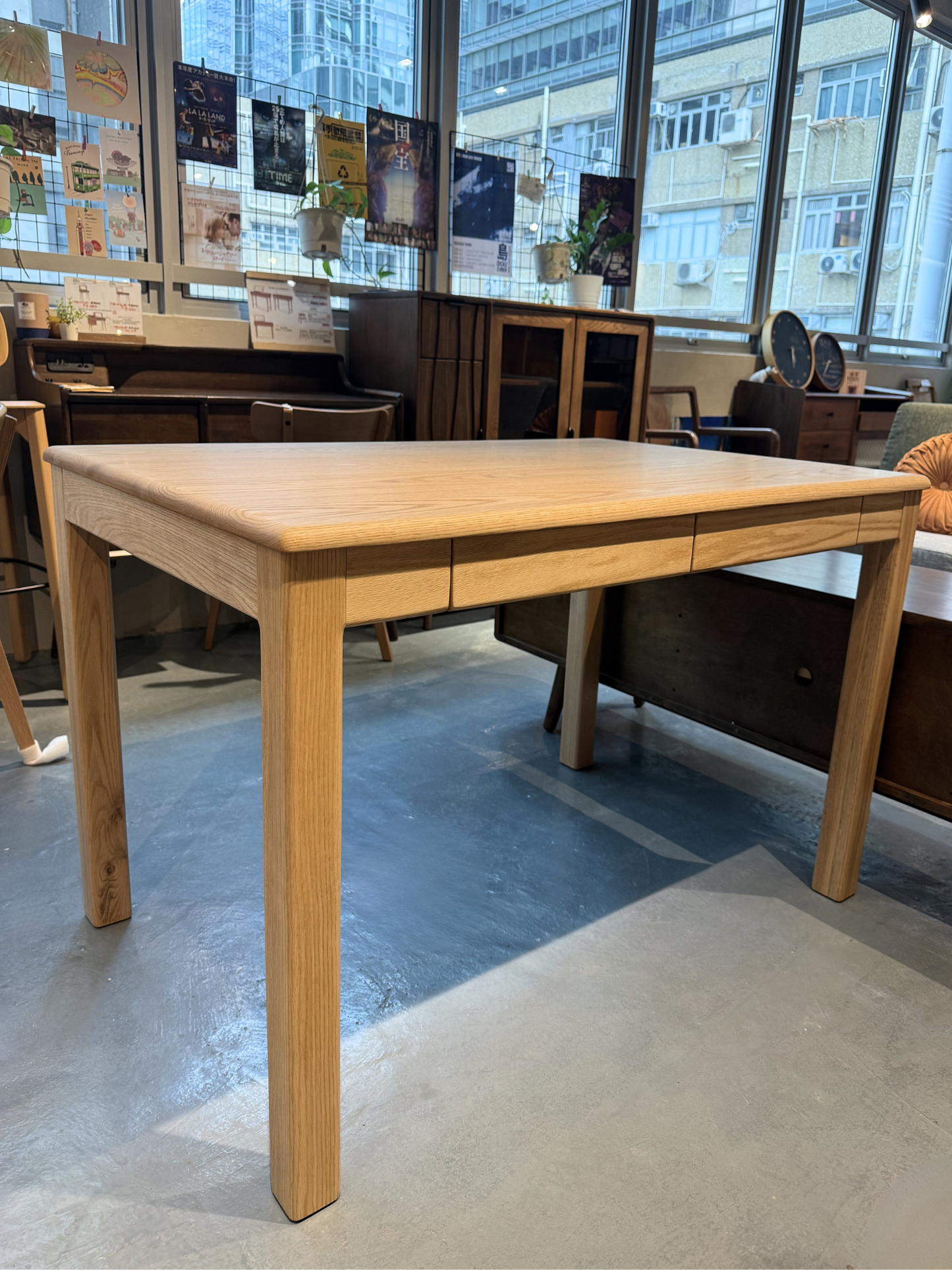 【陳列品】DELIGHT Dining Table with Drawers 橡木櫃桶餐枱