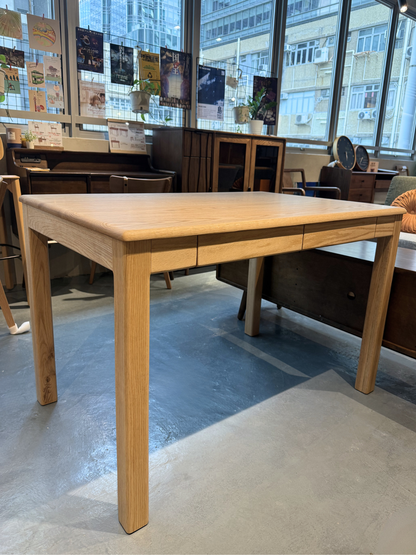 【陳列品】DELIGHT Dining Table with Drawers 橡木櫃桶餐枱
