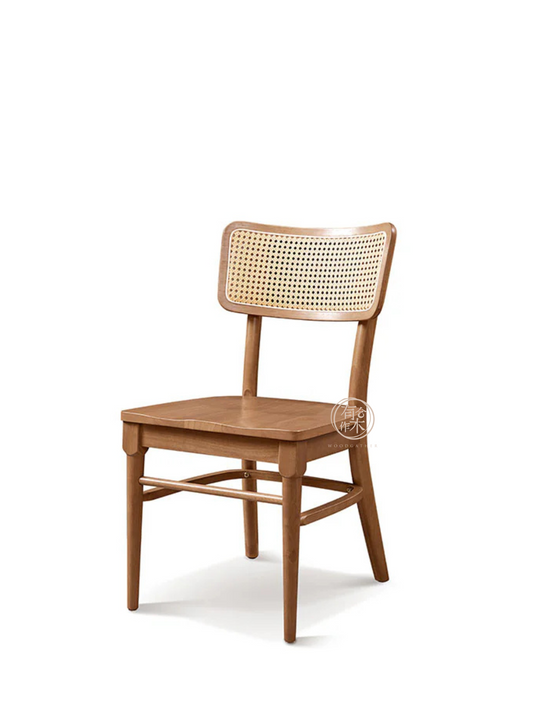 VARIETY-Cherry Rattan Chair 03 實木藤織餐椅