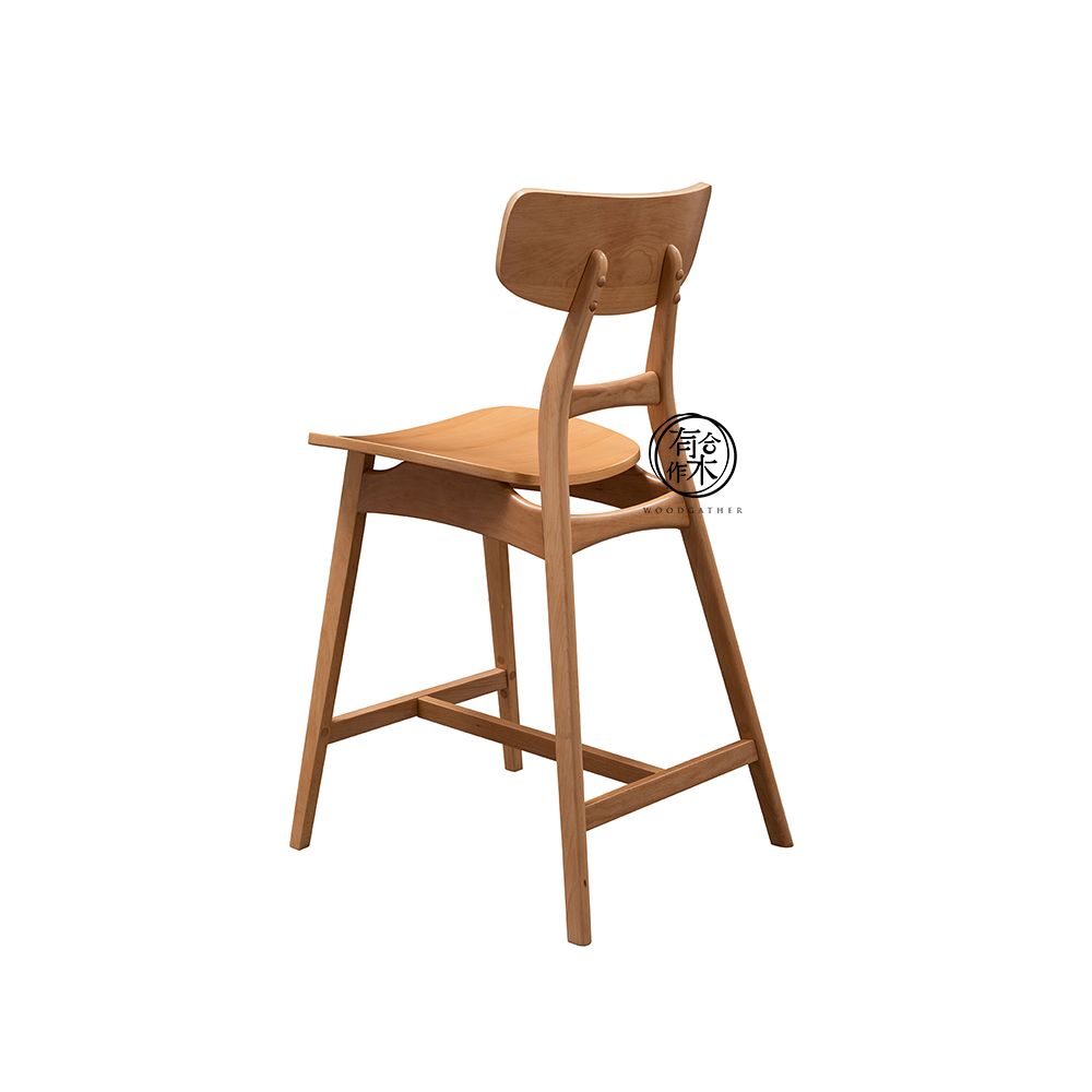 VARIETY-Cherry Bar Stool 01 solid wood bar chair