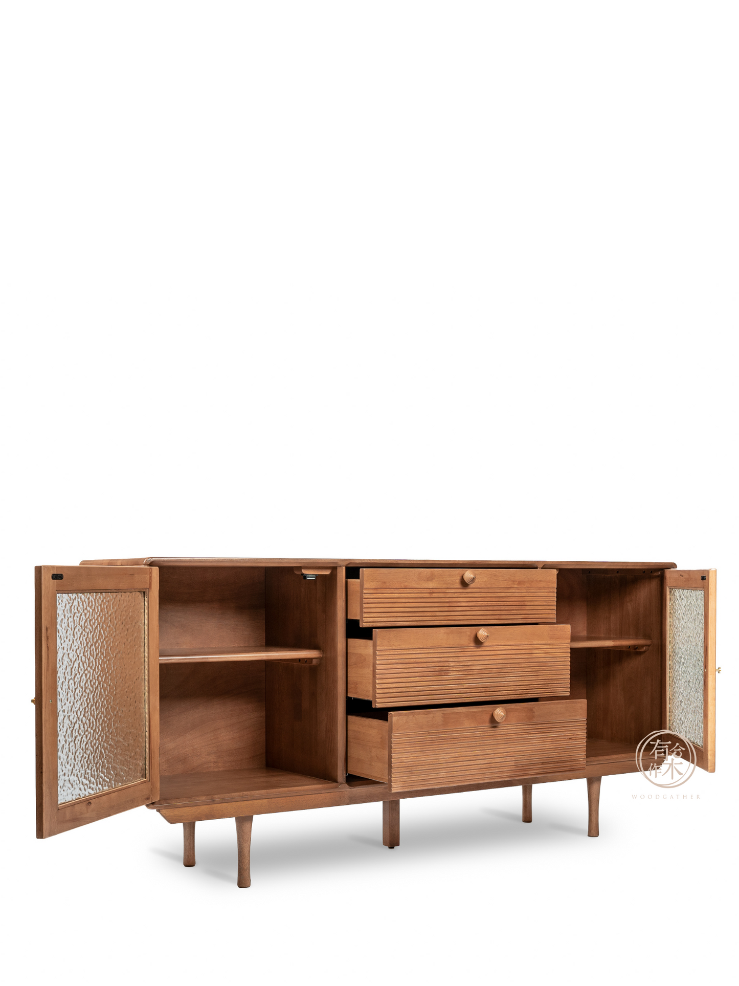 VARIETY-Cherry Glass Door Sideboard 03 實木邊櫃