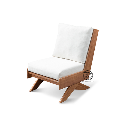 VARIETY-Cherry Lounge Chair 01 solid wood leisure chair