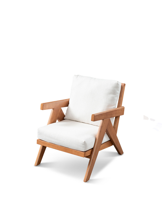 VARIETY-Cherry Lounge Chair 02 solid wood leisure chair