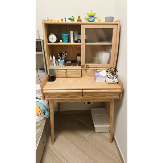 [Customized case] Solid wood dressing table