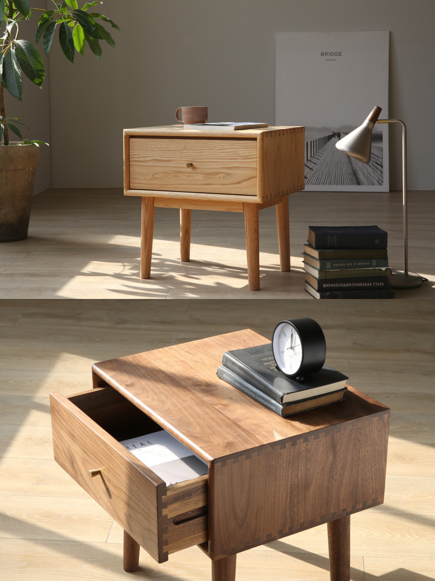 SIMPLY Bedside Cabinet solid wood bedside table/side table
