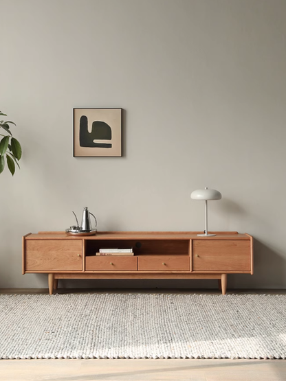 SIMPLY 2-drawer TV Board with 2-door 實木電視櫃